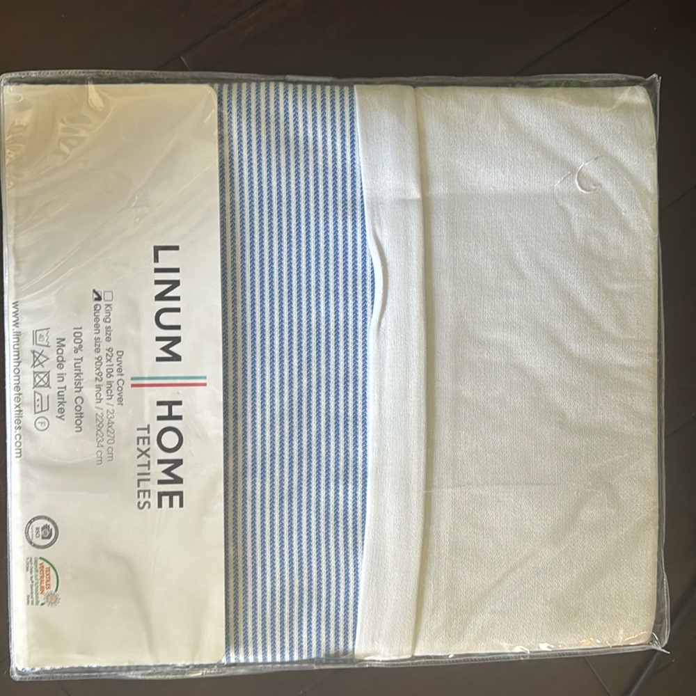 100% Turkish Cotton Duvet Cover-Queen Size